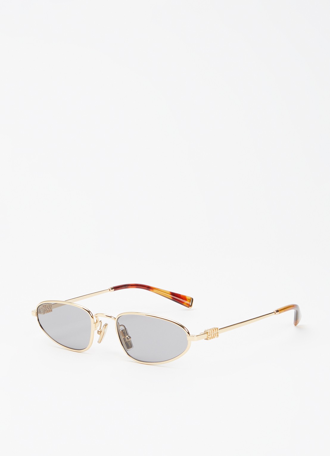 Miu Miu Retro zonnebril MU A52S - voorkant 4 donkergrijs