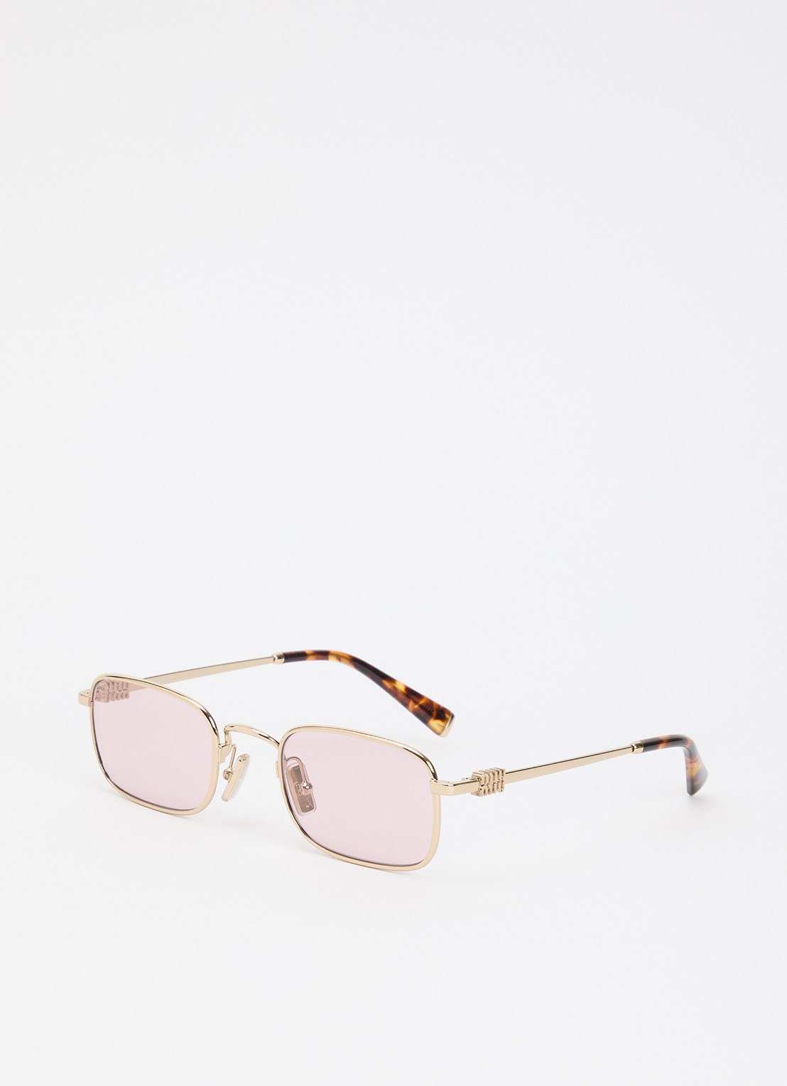 Miu Miu Retro zonnebril MU A53S - voorkant 4 goud