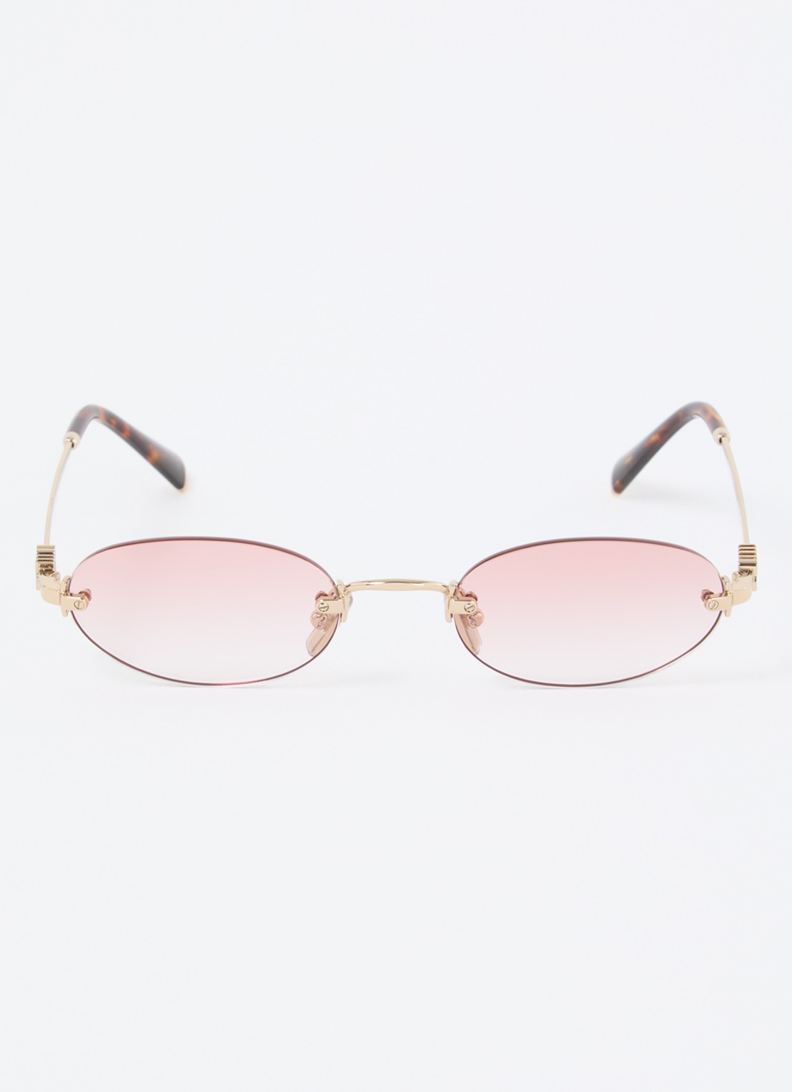 Miu Miu Retro zonnebril MU A54S - detail 2 goud