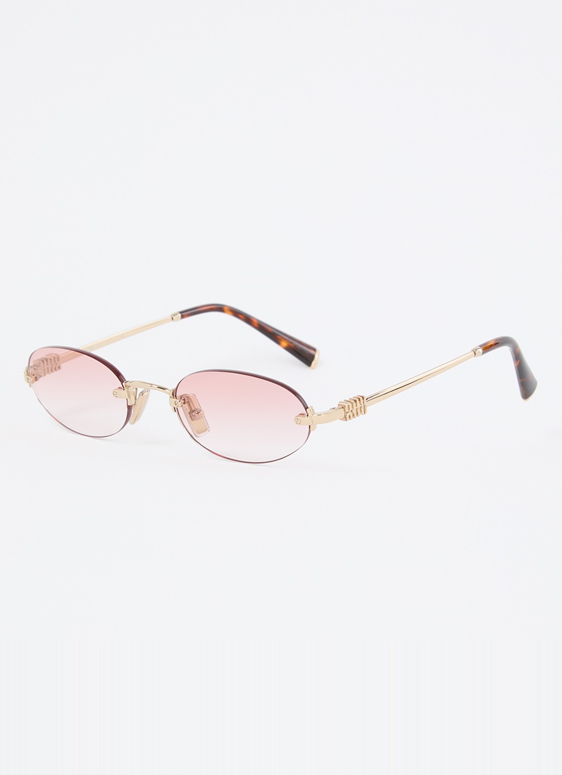 Miu Miu Retro zonnebril MU A54S - voorkant goud
