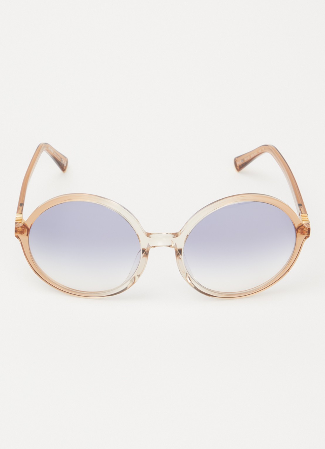 Miu Miu Retro zonnebril MU B02S - detail lichtbruin
