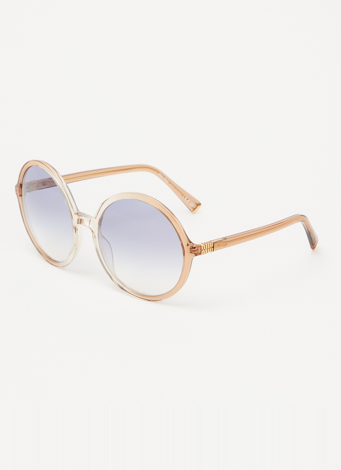 Miu Miu Retro zonnebril MU B02S - voorkant 4 lichtbruin