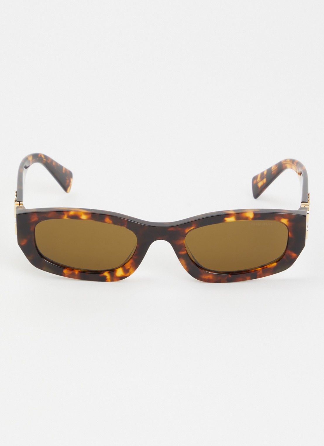 Miu Miu Retro zonnebril MU B04  - detail 2 camel