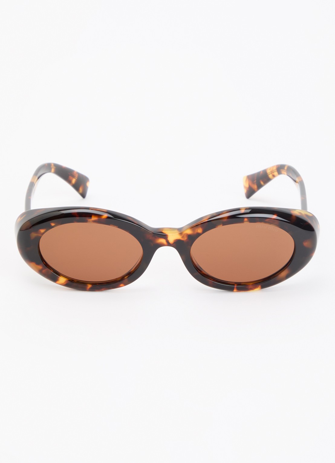 Miu Miu Retro zonnebril MU B09S - detail bruin