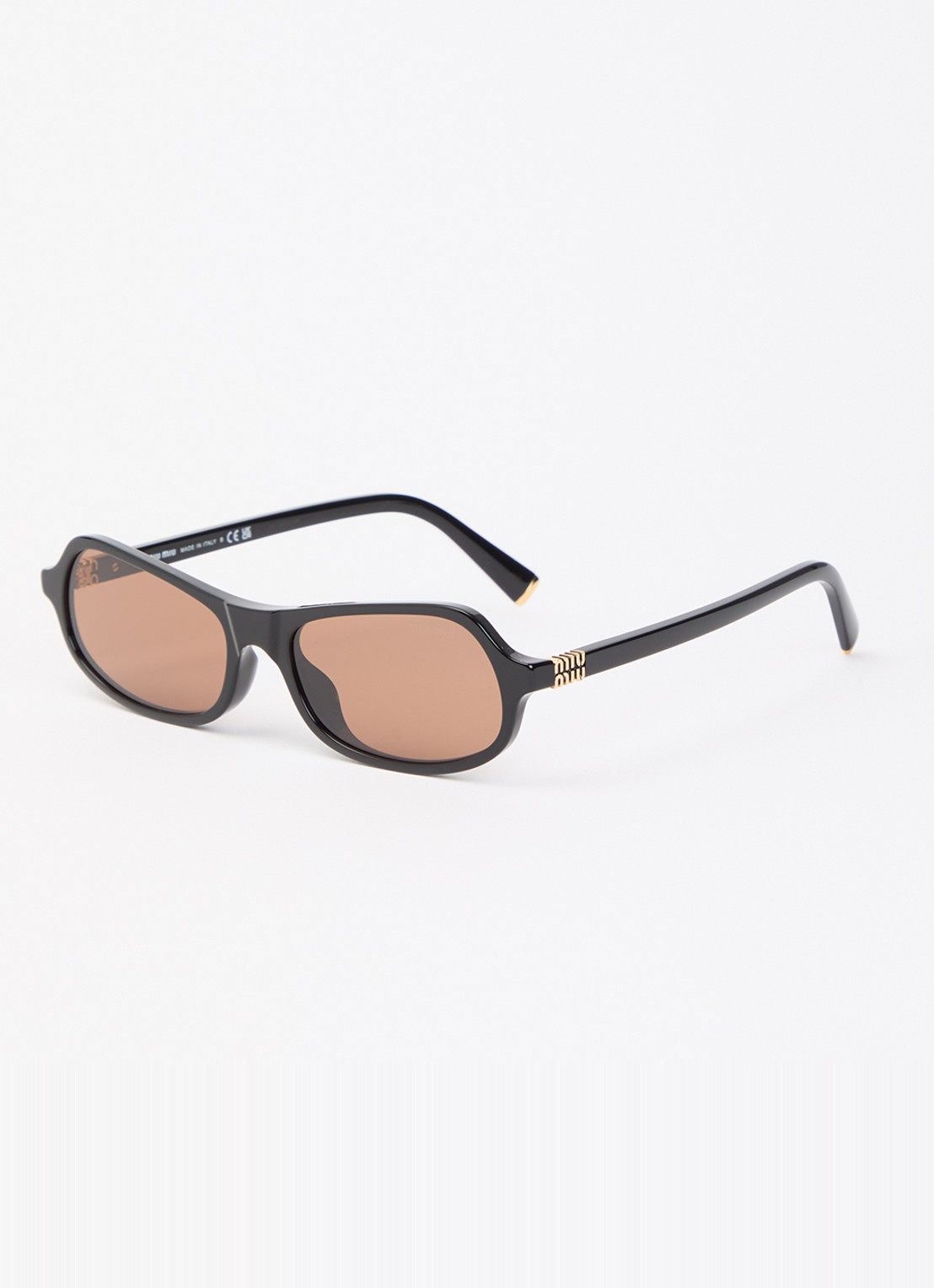 Miu Miu Retro zonnebril MU B10SU - voorkant 4 zwart