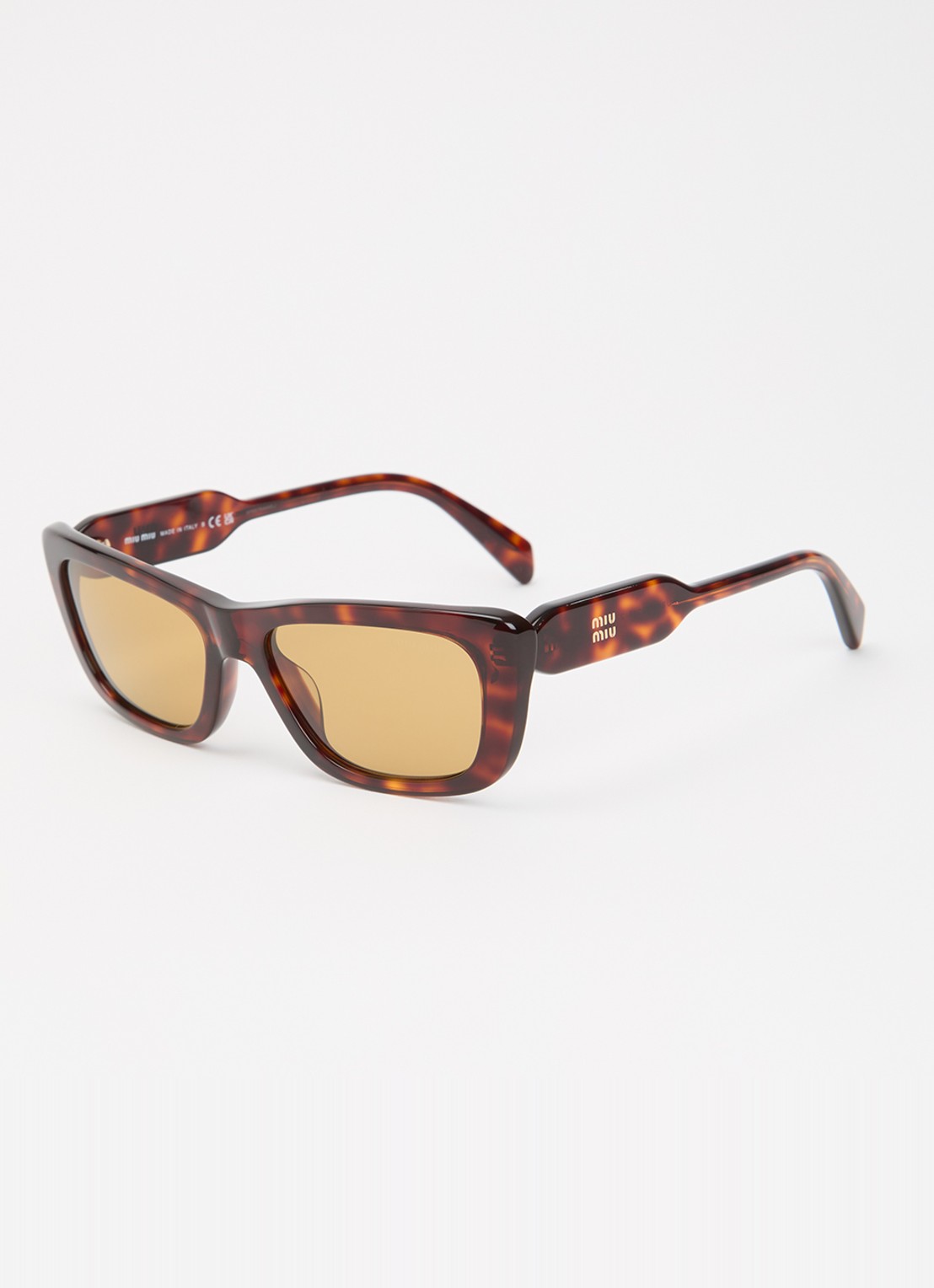Miu Miu Retro zonnebril MU B12S - voorkant 4 bruin