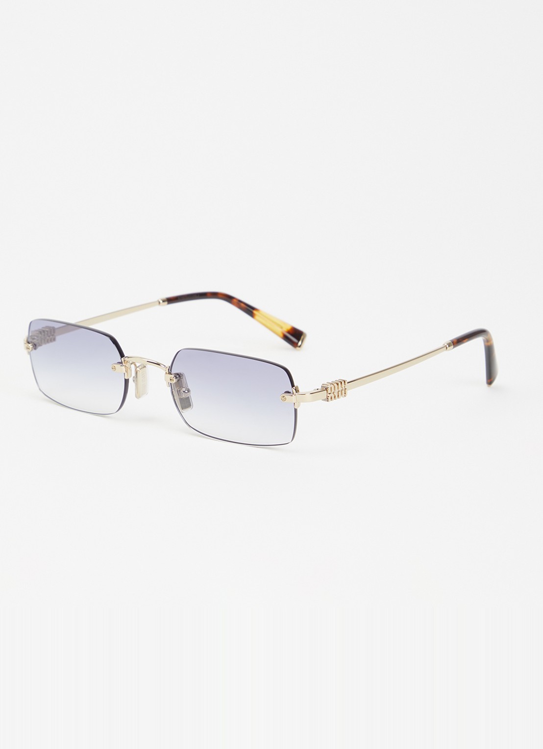 Miu Miu Retro zonnebril MU B50 - voorkant goud