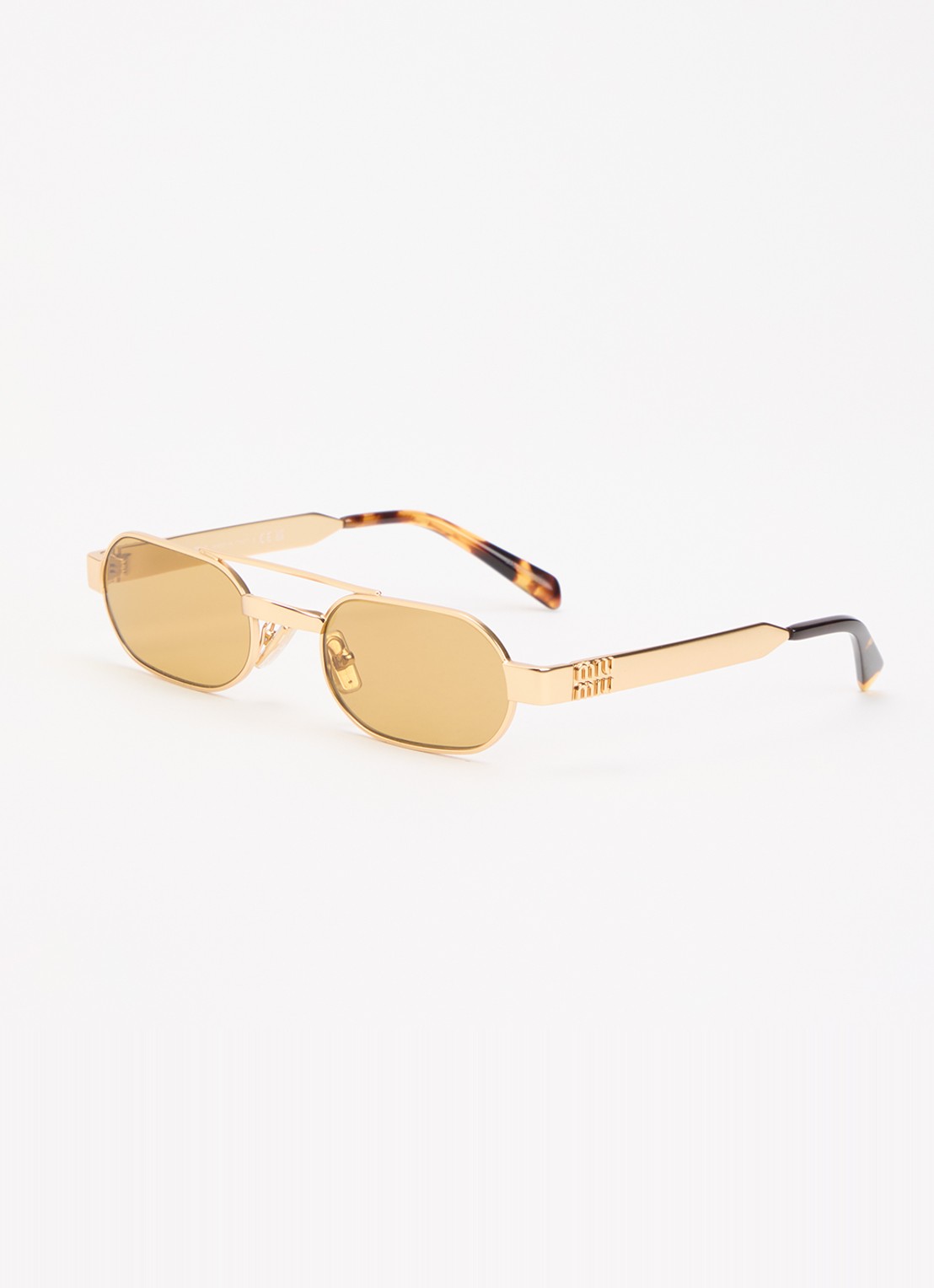 Miu Miu Retro zonnebril MU B52S - voorkant 4 goud