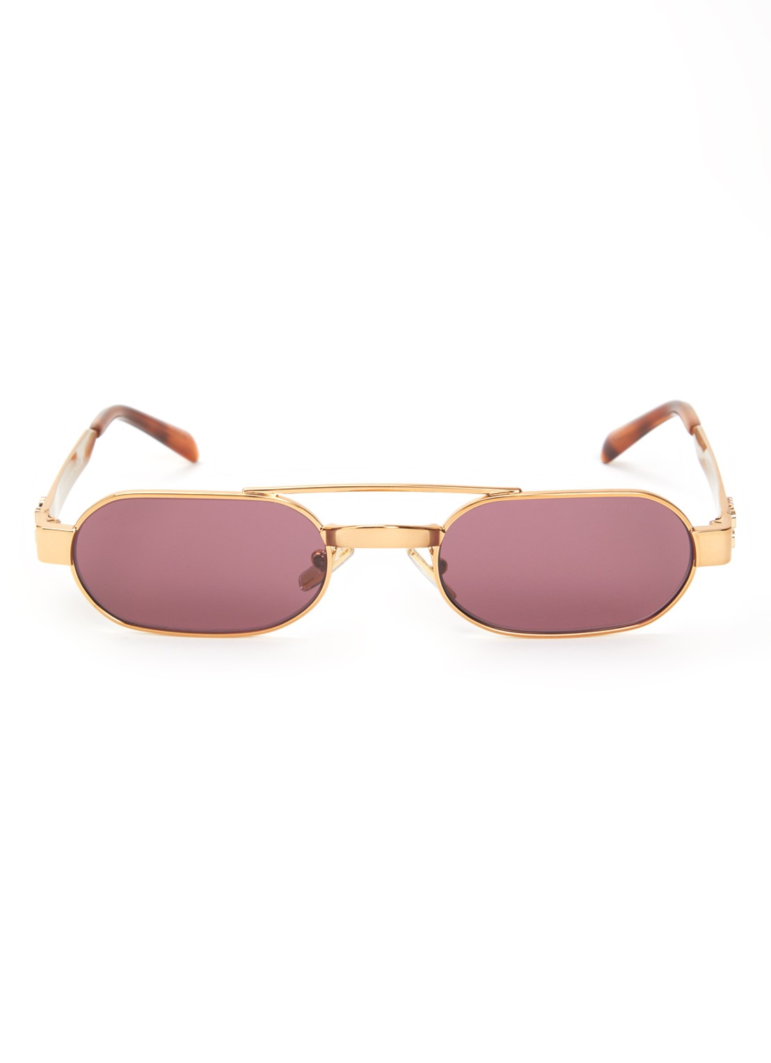 Miu Miu Retro zonnebril MU B52S - detail goud