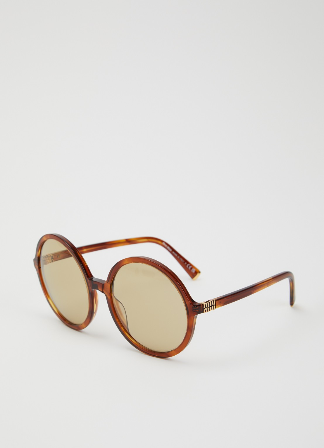 Miu Miu Retro zonnebril SMUB02 - voorkant 4 bruin