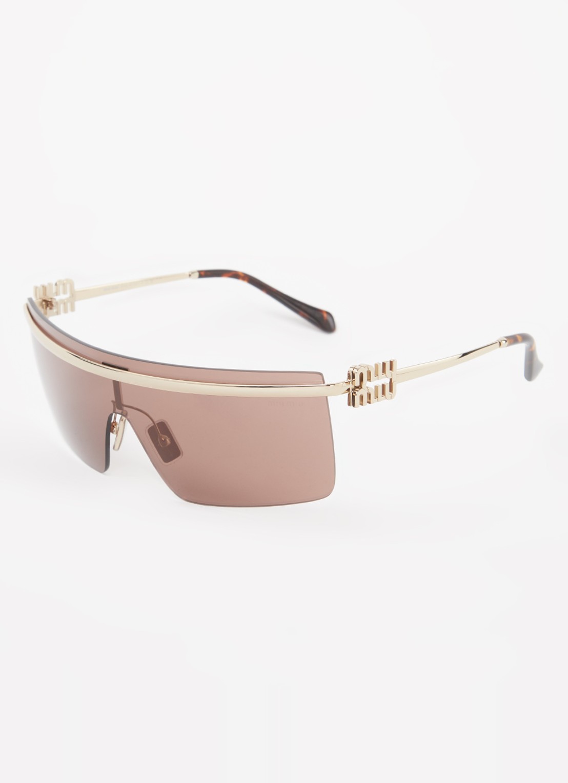 Miu Miu Shield zonnebril MU 50ZS - voorkant 4 goud