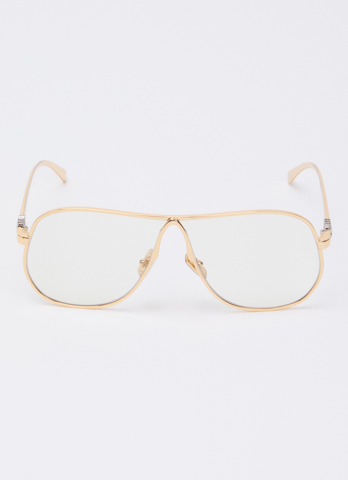 Miu Miu Shield zonnebril MU A56S - detail 2 goud