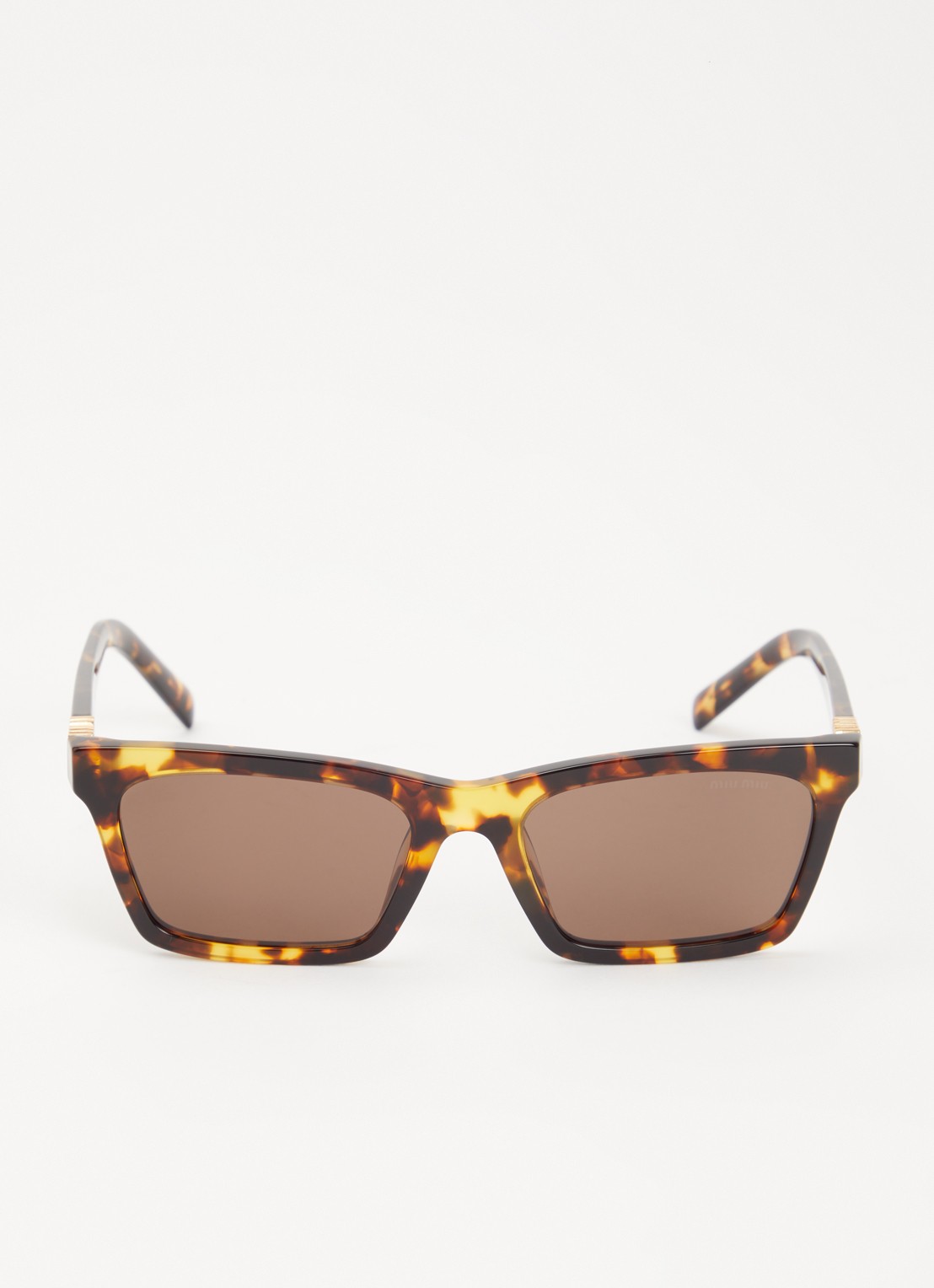 Miu Miu Wayfarer zonnebril MU A05S - detail 2 bruin