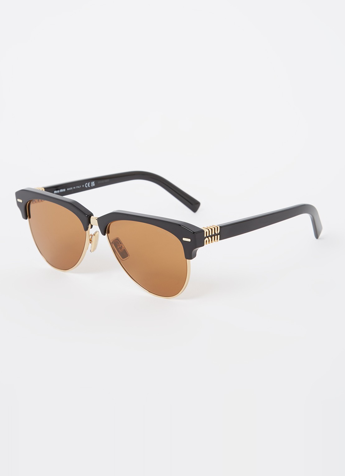 Miu Miu Zonnebril MU 09ZS - voorkant 4 zwart