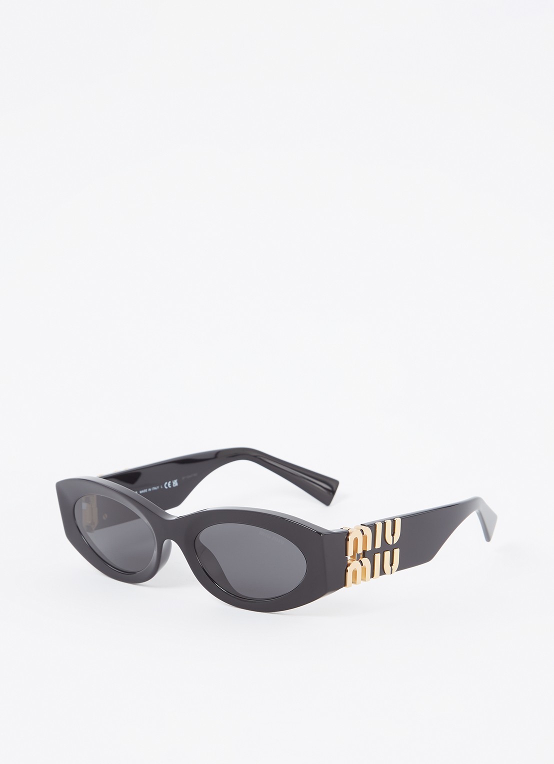 Miu Miu Zonnebril MU 11WS  - voorkant zwart