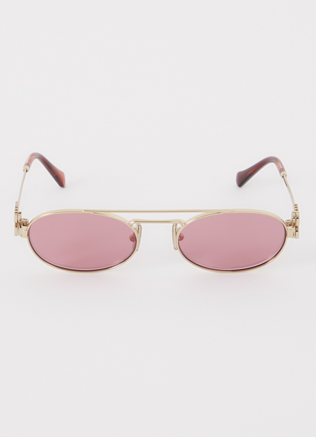 Miu Miu Zonnebril MU 54ZS - detail goud