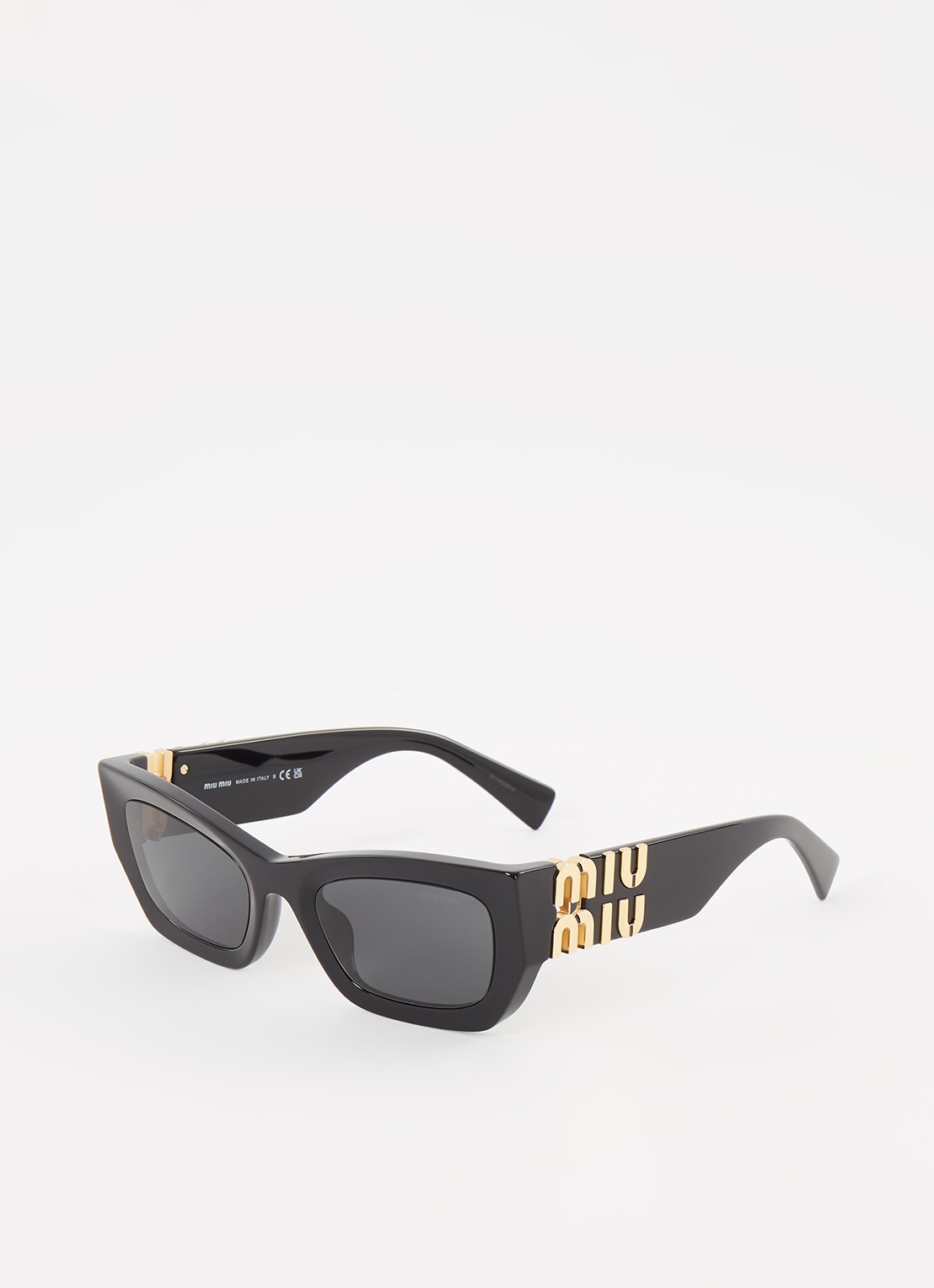 Miu Miu Zonnebril MU09WS - voorkant zwart