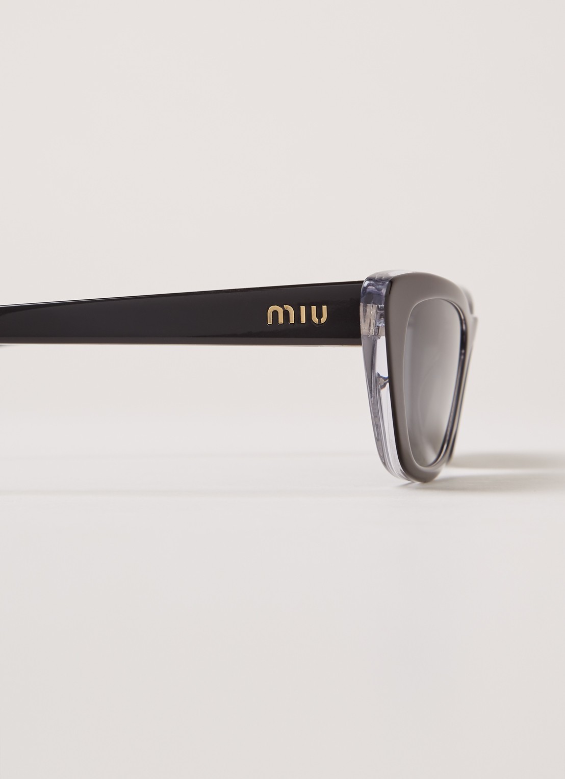 Miu Miu Zonnebril MU10US - detail 5 zwart