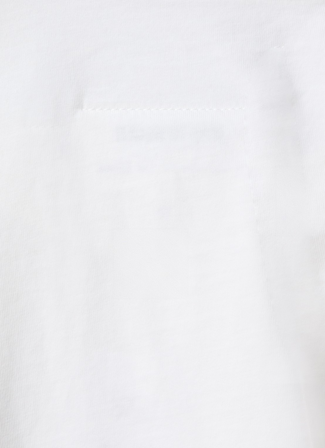 MM6 T-shirt met logoborduring - detail 5 wit