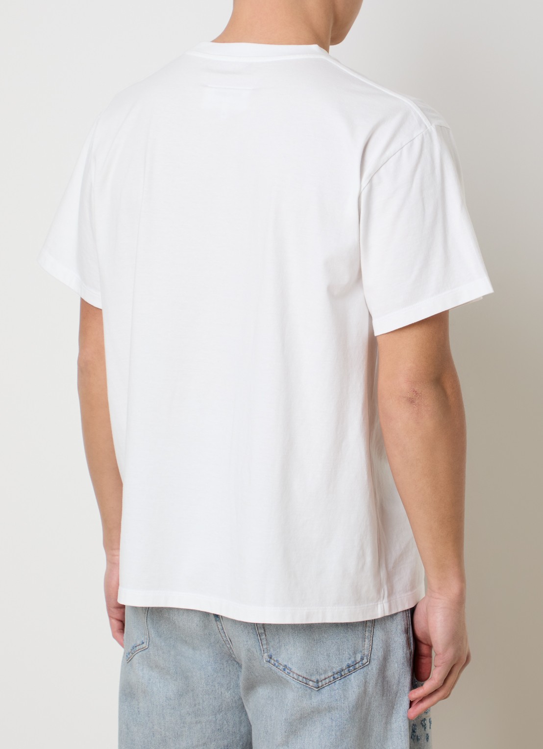 MM6 T-shirt met logoprint - achterkant 5 wit