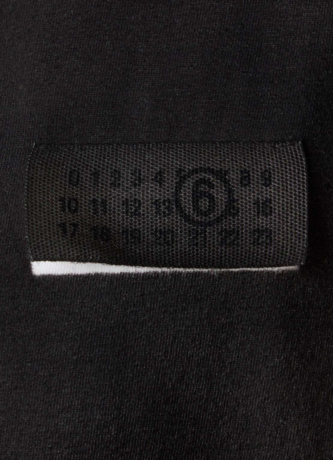 MM6 T-shirt met logoprint - detail 4 wit
