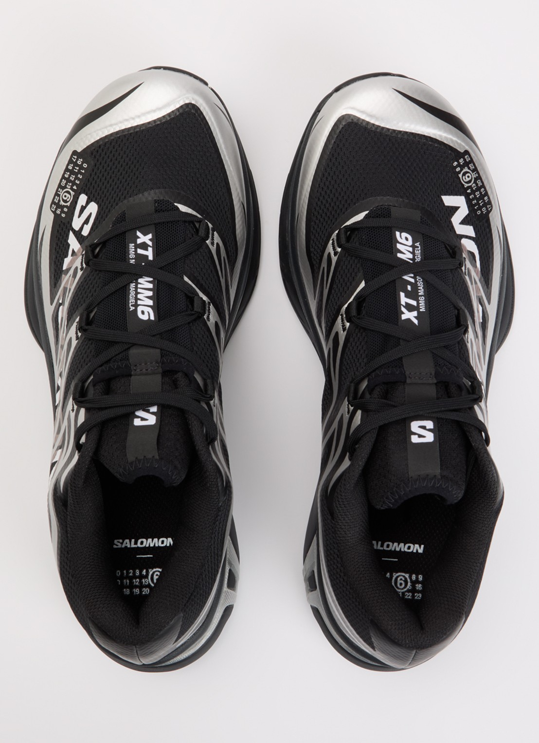 MM6 XT-MM6 sneaker met mesh details - detail 5 zwart