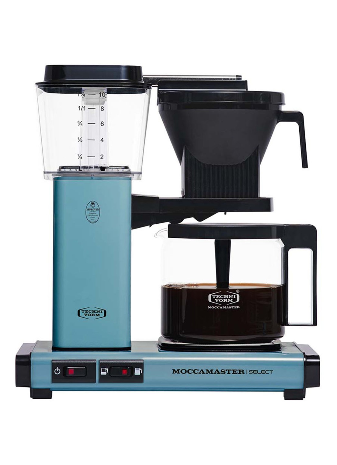 Moccamaster KBG Select koffiezetapparaat 53975 - voorkant lichtblauw