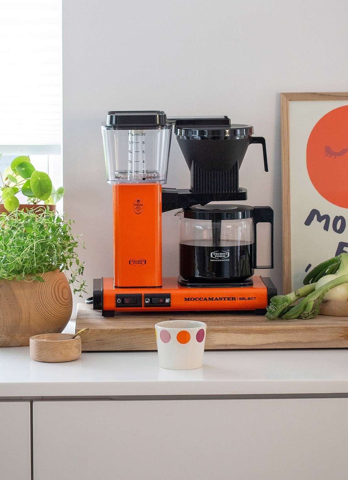 Moccamaster KBG Select koffiezetapparaat 53986 - detail 5 orange