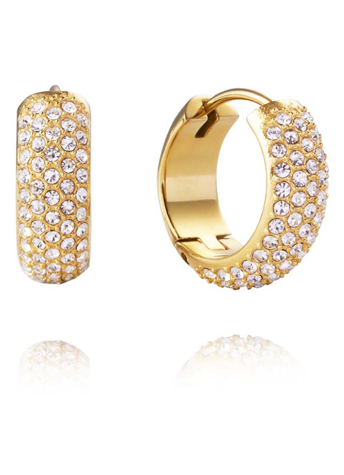 Mockberg Amour Medium oorringen MO211 - detail goud