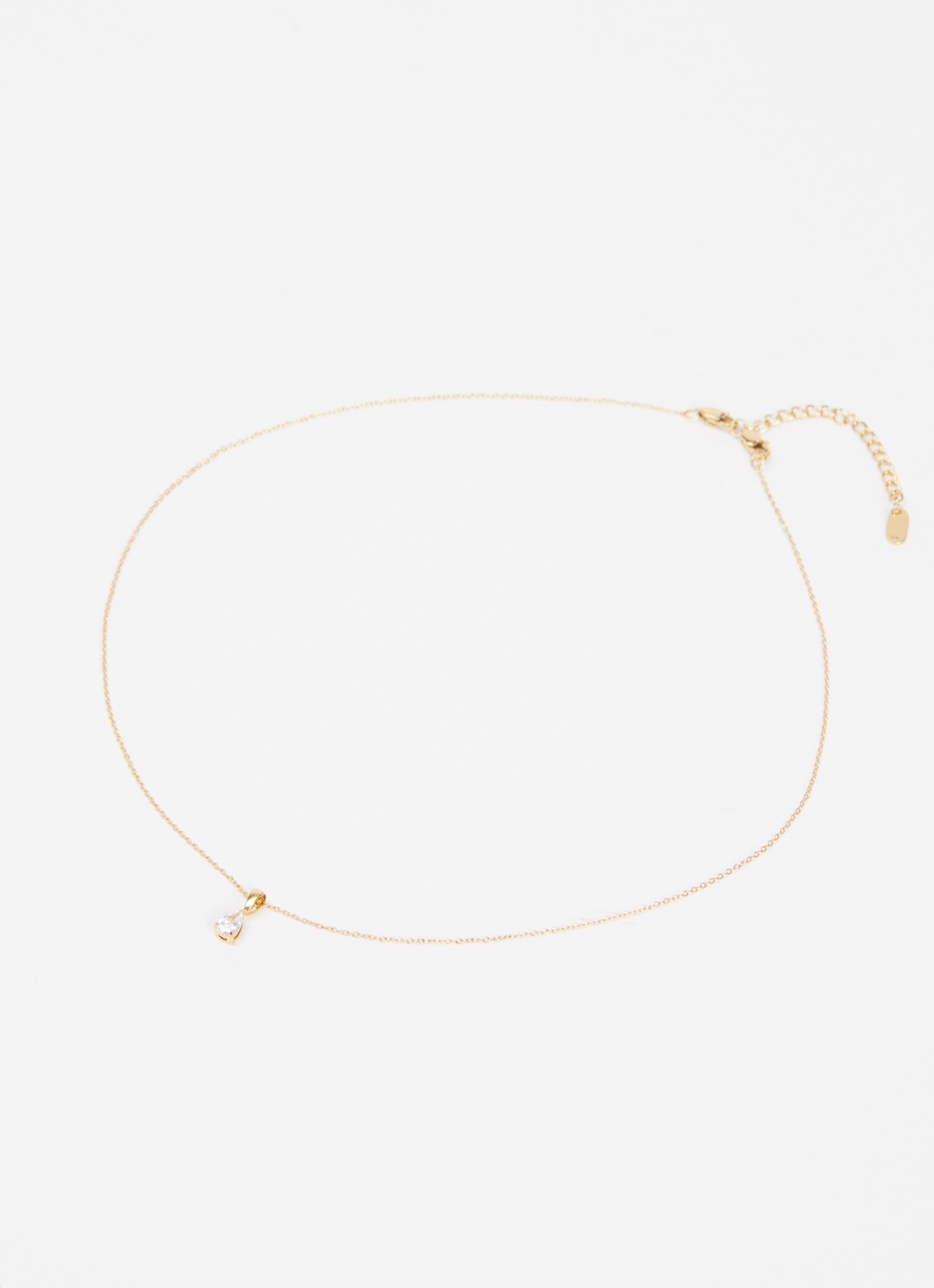 Mockberg Belle ketting met hanger verguld - detail 3 goud