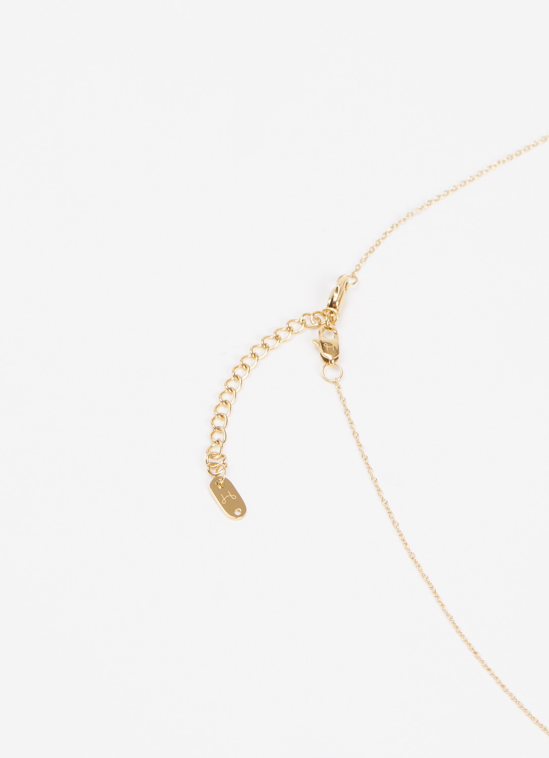 Mockberg Belle ketting met hanger verguld - detail 4 goud