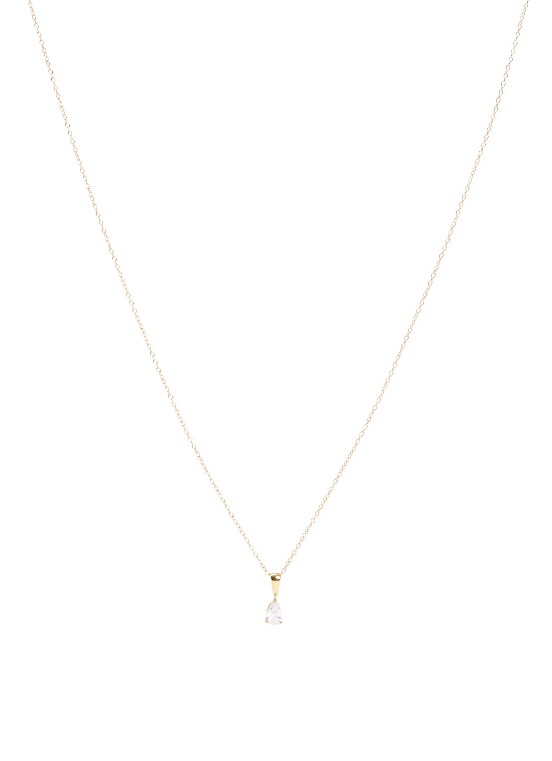 Mockberg Belle ketting met hanger verguld - voorkant goud