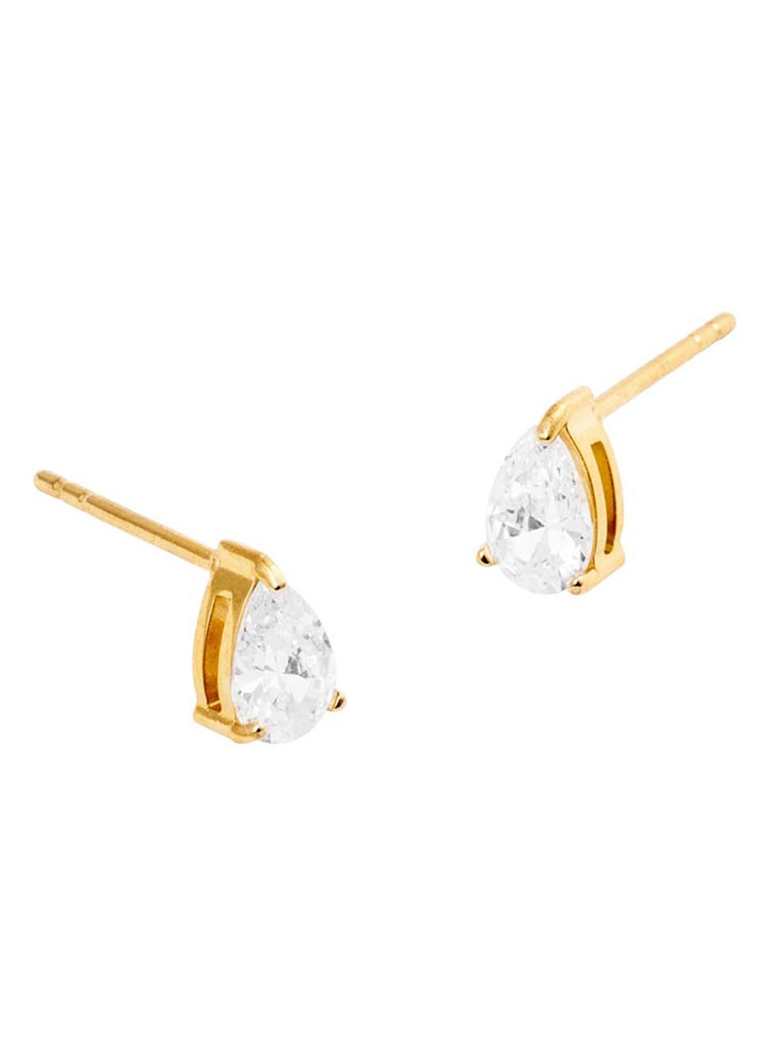 Mockberg Belle Medium oorknopjes MB0830 - detail 4 goud