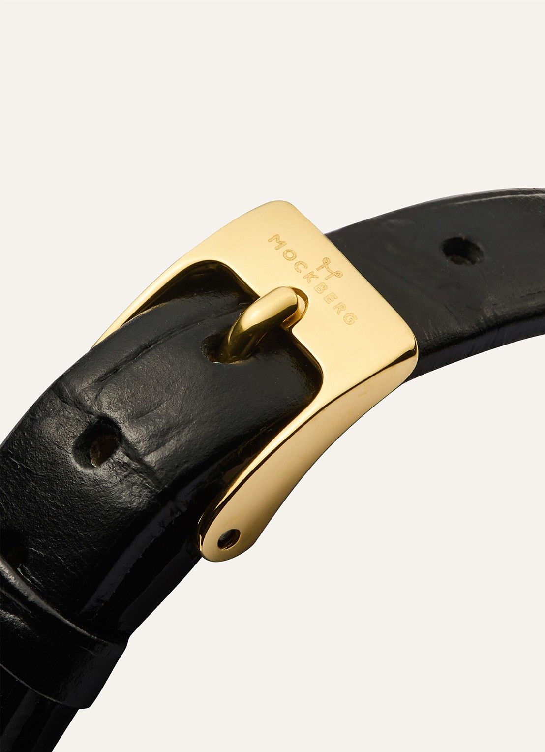 Mockberg Belle Oval horloge MB1414 - detail 6 goud