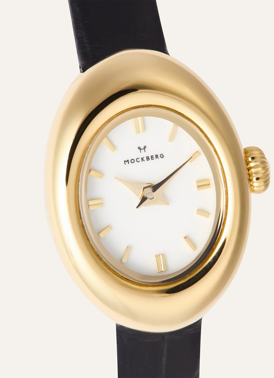 Mockberg Belle Oval Petite horloge MB1412 - achterkant 7 goud