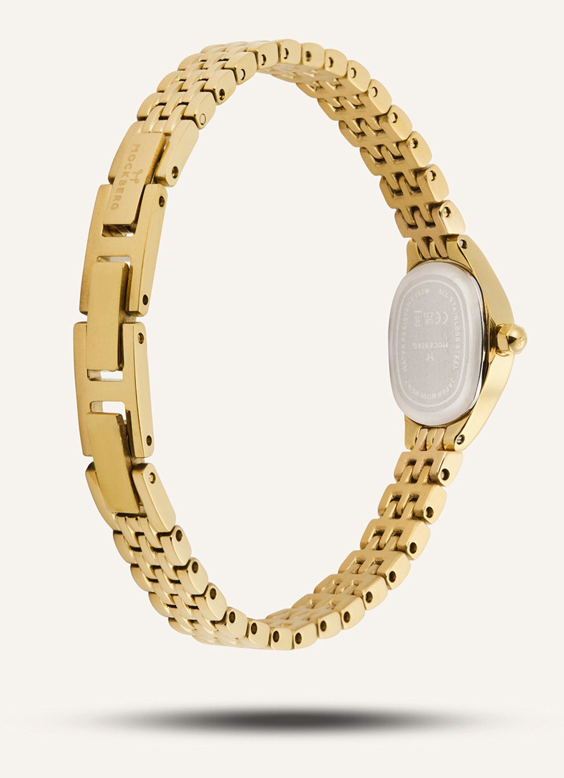 Mockberg Belle Oval Petite horloge MB1416 - detail 3 goud
