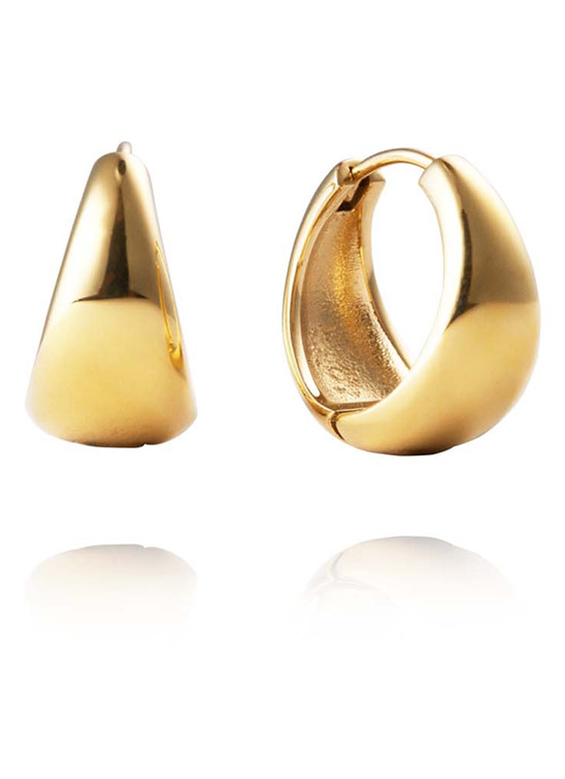 Mockberg Bold Large oorringen MO146 - detail 3 goud
