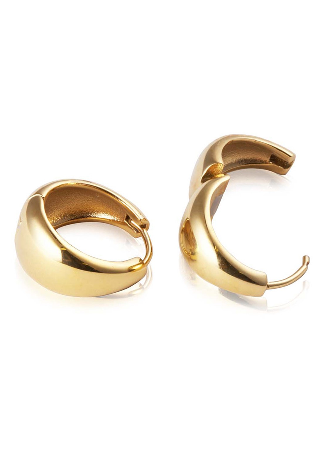 Mockberg Bold Large oorringen MO146 - detail 4 goud