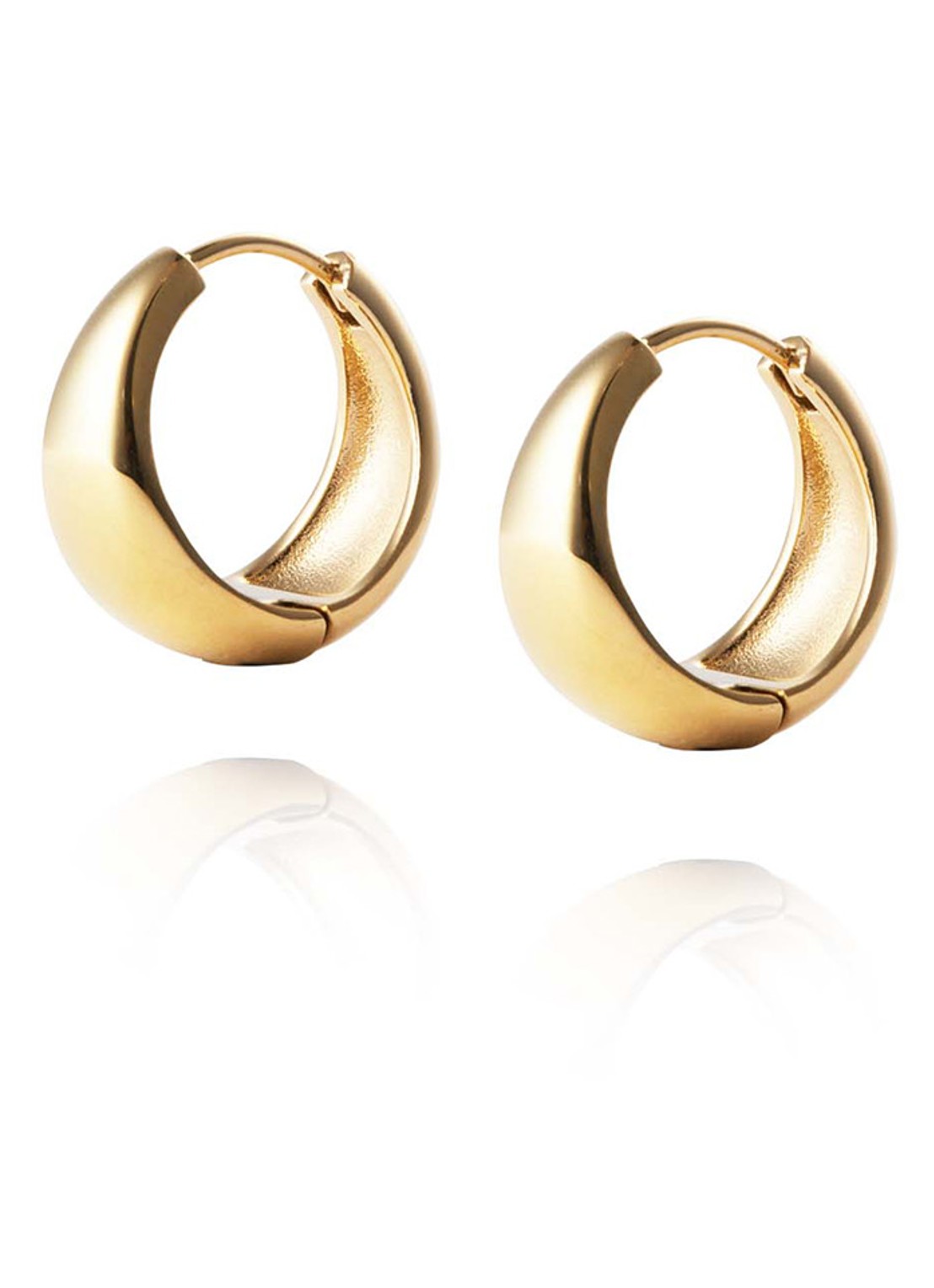 Mockberg Bold Large oorringen MO146 - voorkant goud