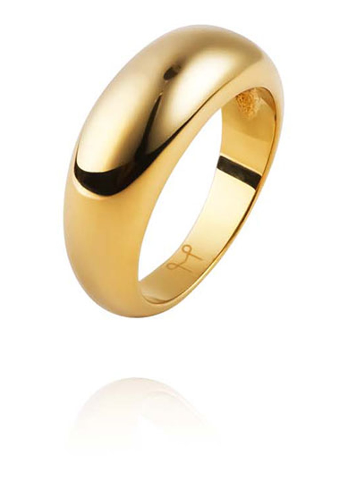 Mockberg Bold ring MO224 - voorkant goud