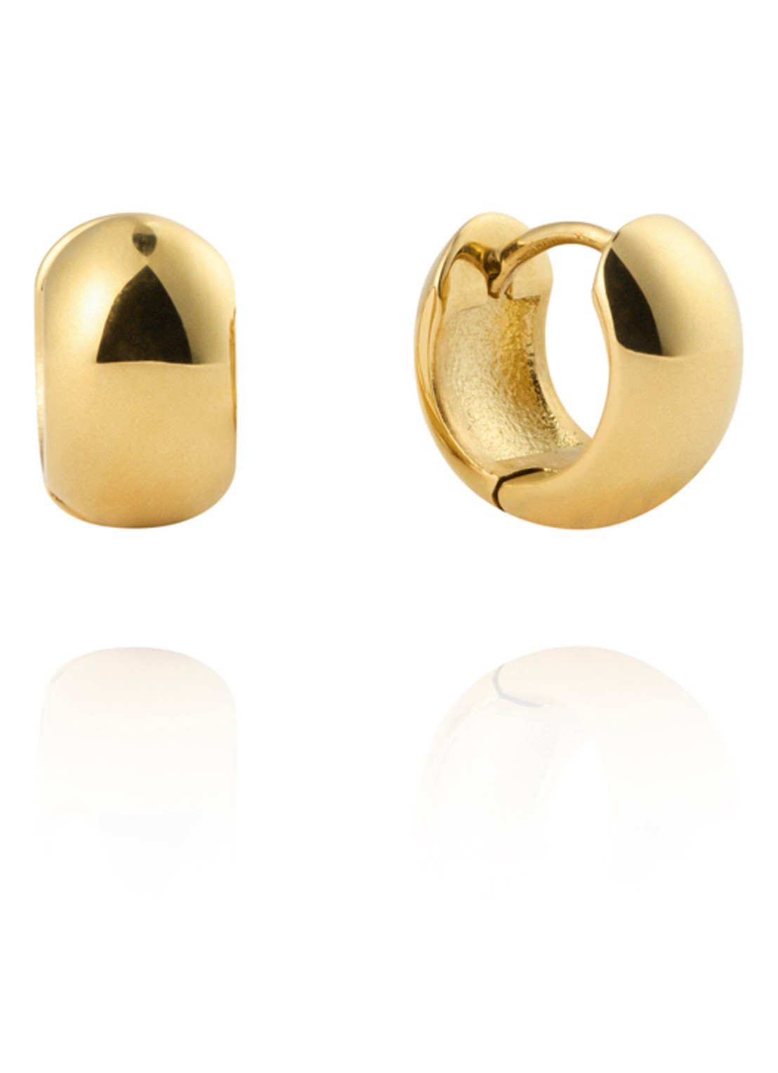 Mockberg Brave Mini oorringen MB1786 - voorkant goud
