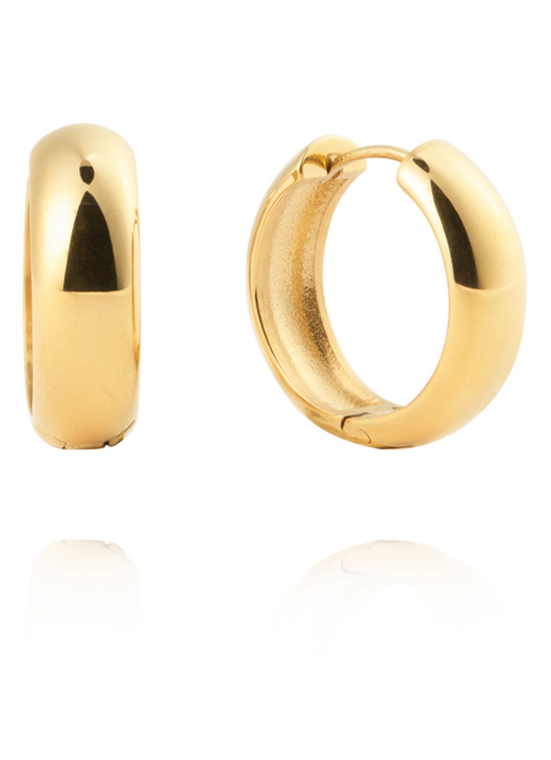 Mockberg Brave oorringen MB1788 - voorkant goud