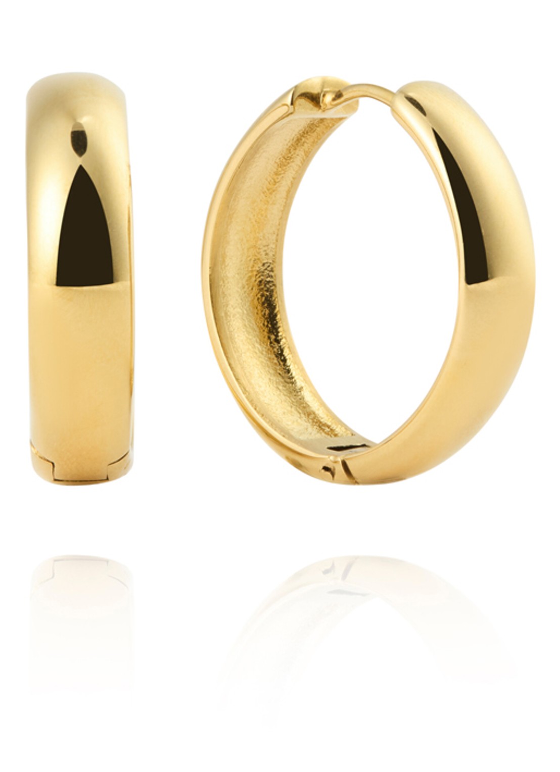 Mockberg Brave oorringen MB1789 - voorkant goud