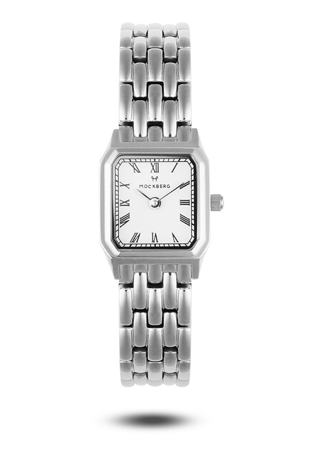 Mockberg Classic horloge 25 mm MO335 - voorkant zilver