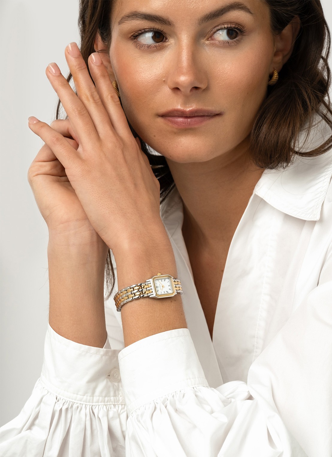 Mockberg Classic horloge 25 mm MO336 - voorkant 2 zilver