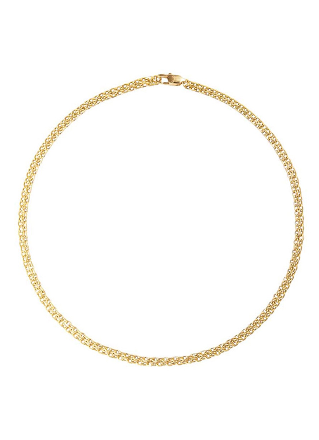 Mockberg Darling ketting MO235 - voorkant 3 goud