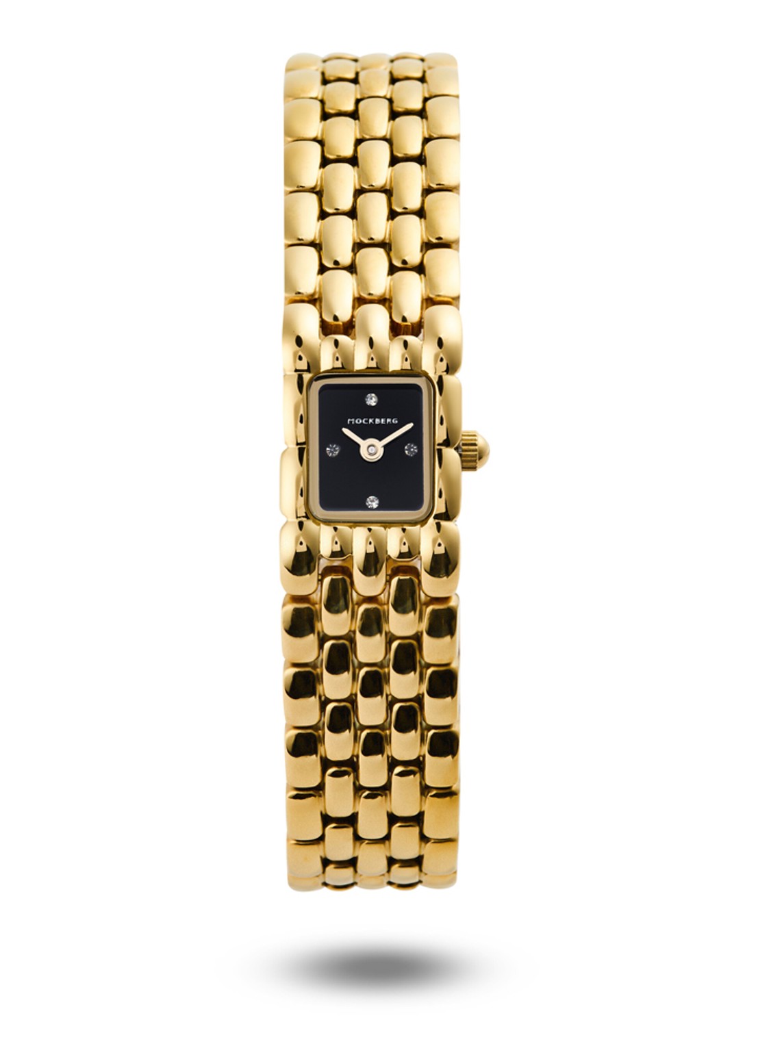 Mockberg Eternal Gold Noir horloge MB2089 - voorkant 5 goud