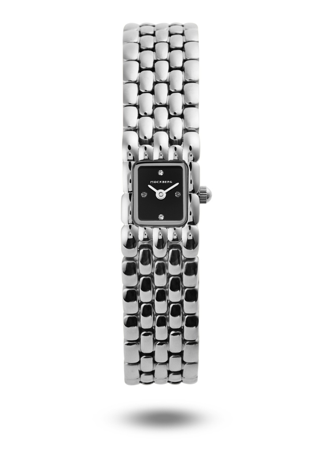 Mockberg Eternal Steel Noir horloge MB2090 - voorkant 5 zilver