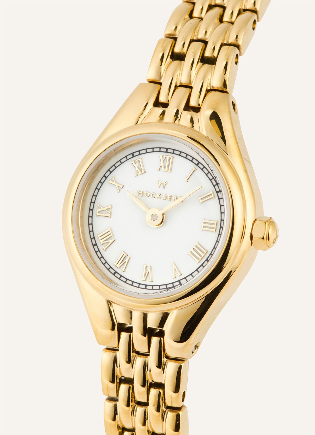 Mockberg Heritage horloge MB1615 - detail 2 goud
