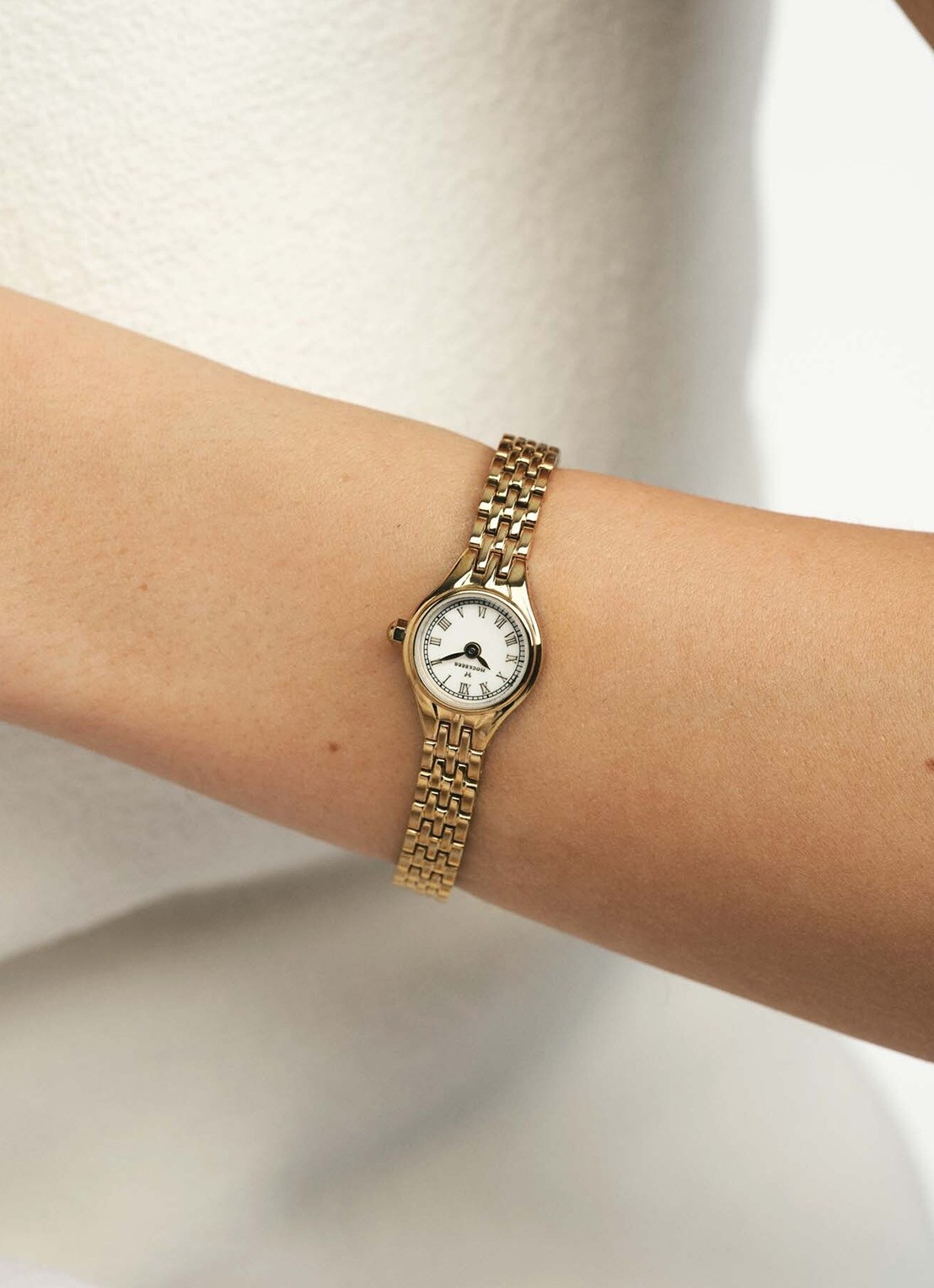 Mockberg Heritage Petite horloge MB1613 - achterkant 7 goud